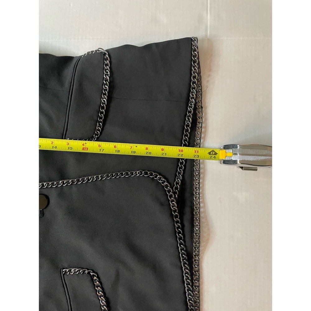 KASPER Black Embellished Button Front Lined Jacket Blazer Size 16P retail $139 - Picture 8 of 13